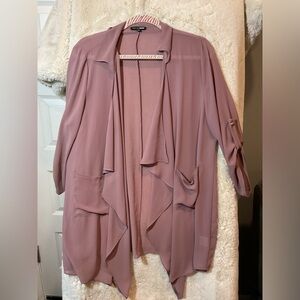 Fashion Nova mauve colored jacket